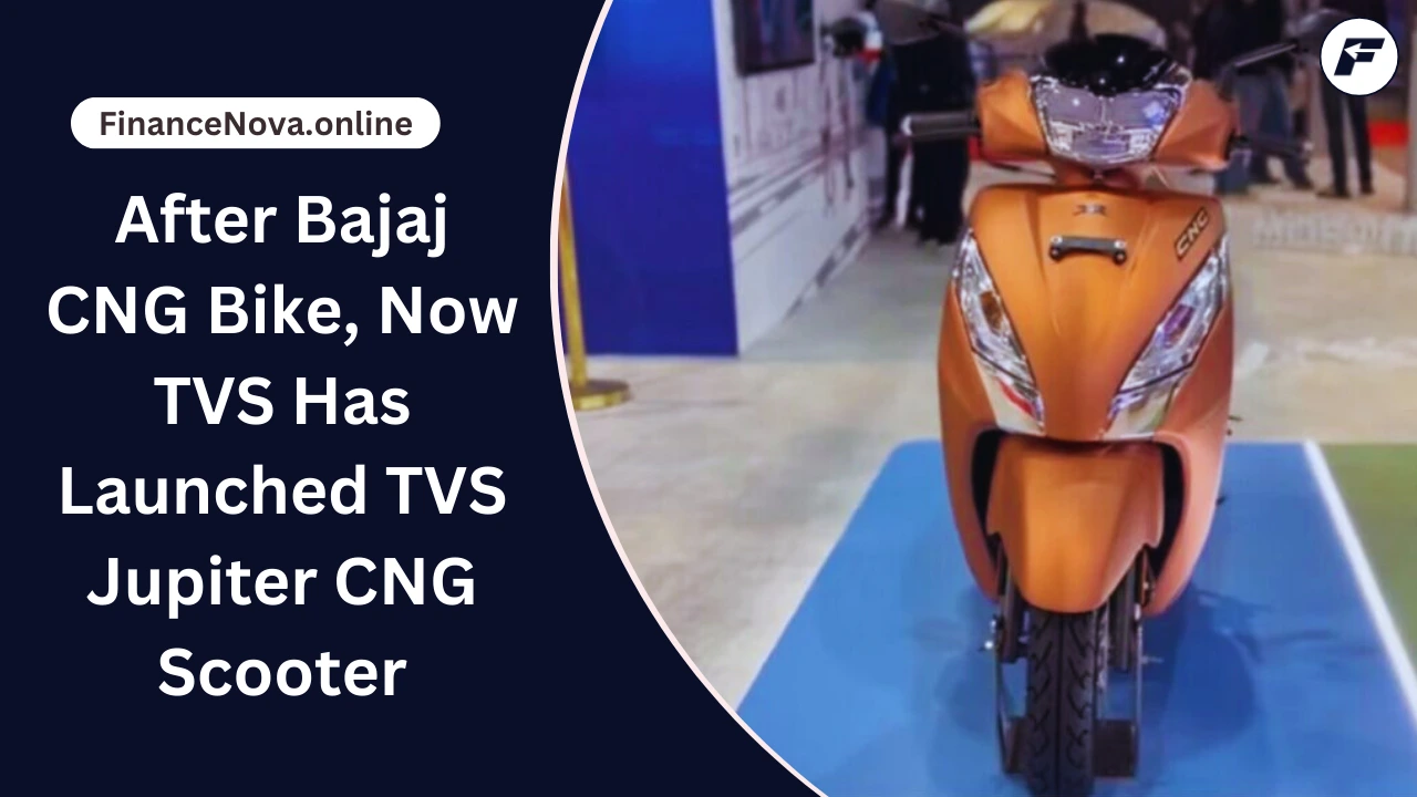 After Bajaj CNG Bike, Now TVS Has Launched TVS Jupiter CNG Scooter