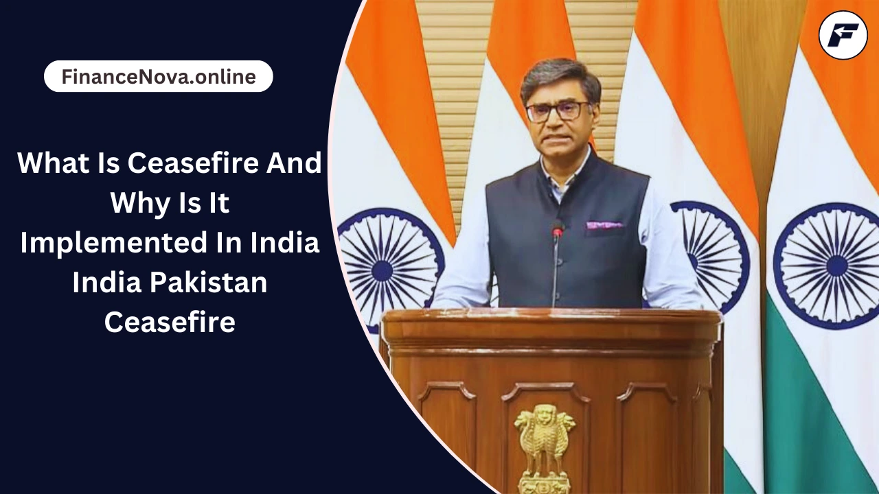 What Is Ceasefire And Why Is It Implemented In India: India Pakistan Ceasefire