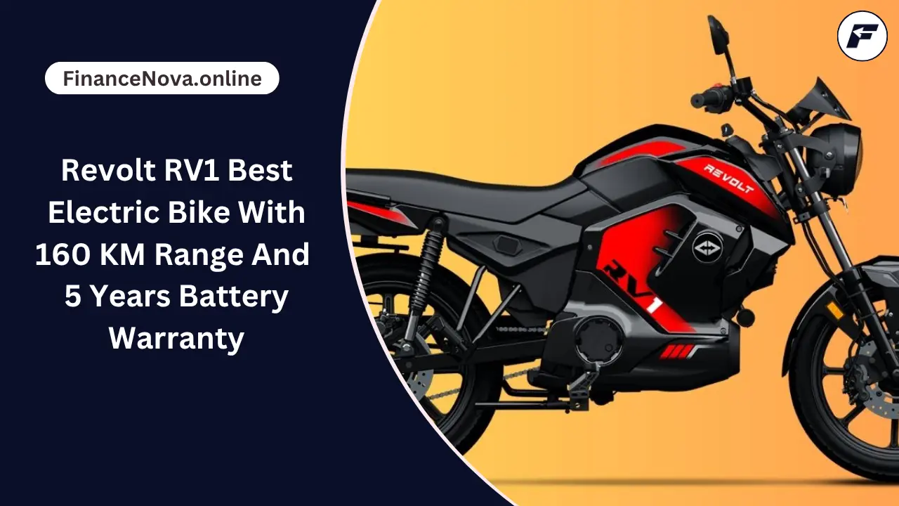 Revolt RV1 Best Electric Bike With 160 KM Range And 5 Years Battery Warranty