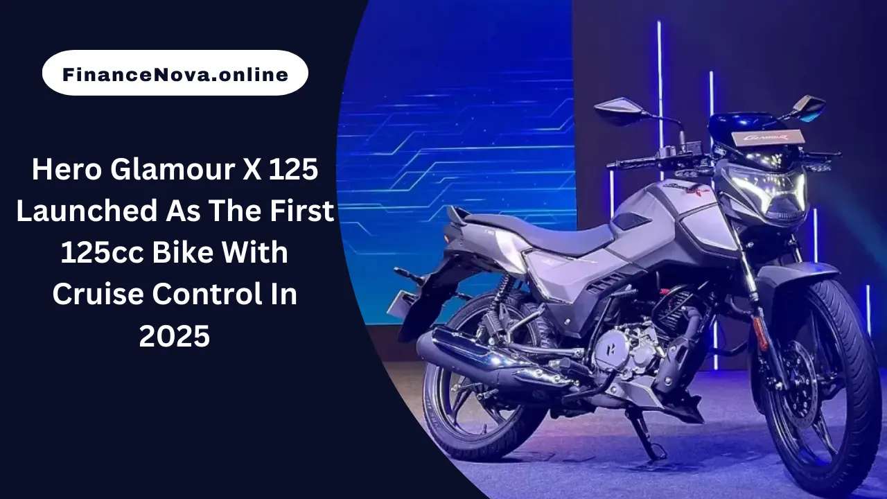 Hero Glamour X 125 Launched As The First 125cc Bike With Cruise Control In 2025