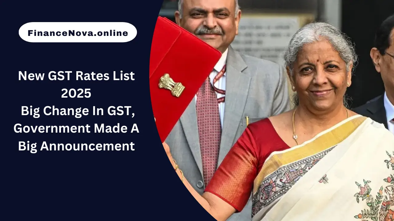 New GST Rates List 2025: Big Change In GST, Government Made A Big Announcement