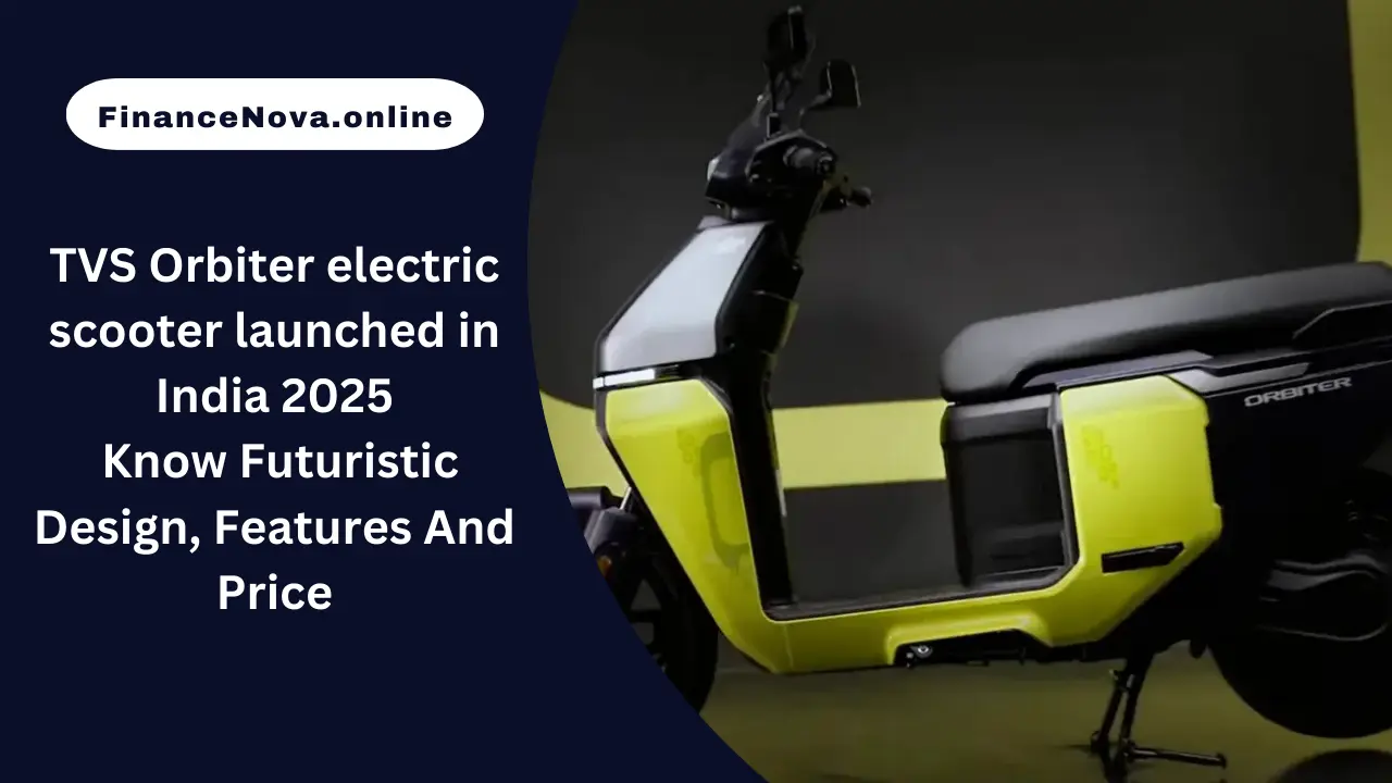 TVS Orbiter electric scooter launched in India 2025: Know Futuristic Design, Features And Price